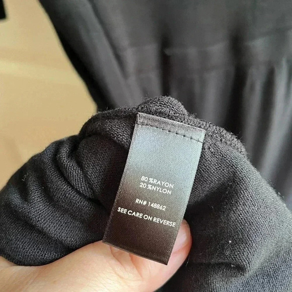 Torrid NWOT 1X Black Knit High Neck Mini Sweater Cold Shoulder Dress - Picture 6 of 6